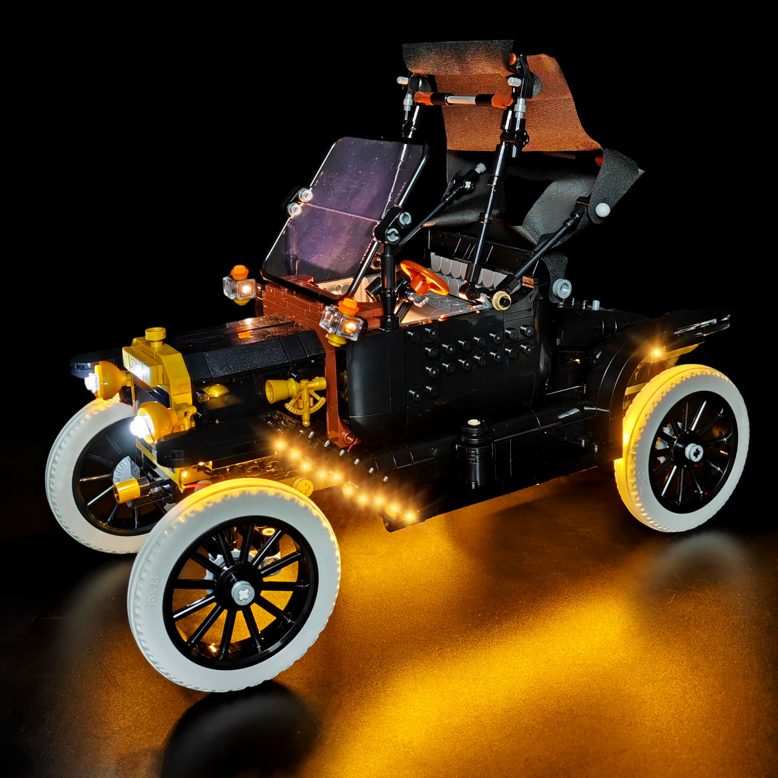 Model Kit Lego - LYBMTWF LED照明キット レゴ11376フォードモデルTビルディングブロックと互換性あり（モデルブロックは含まれません）