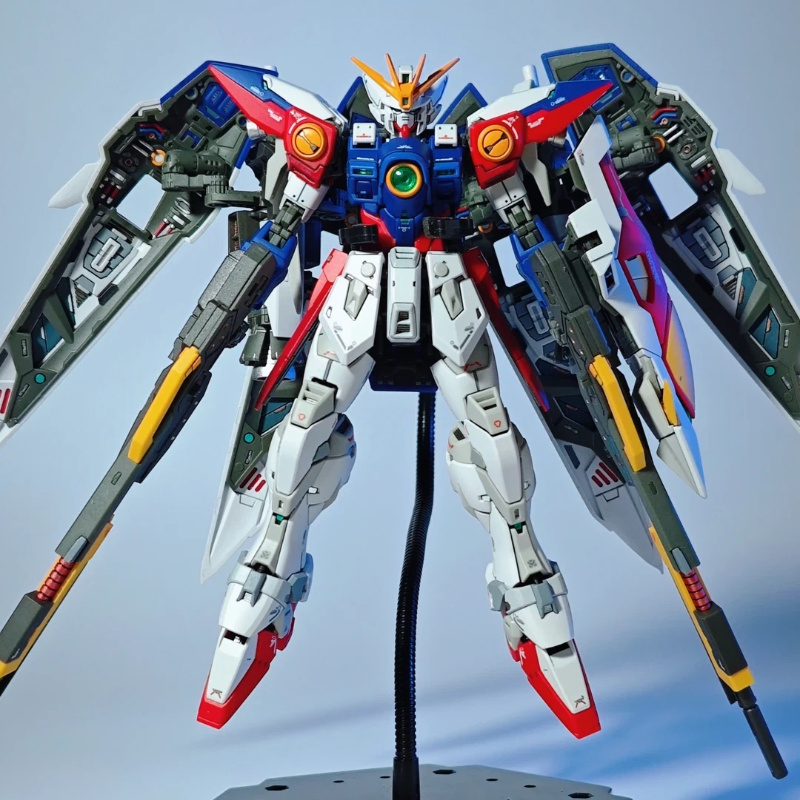 Model Kit Wing Zero - CHANGLONG ウィングゼロ Rg 5505 1/144 アセンブリモデルキット修理済みフェイスマスクホビーコレクション大人のコレクター向けディスプレイギフト