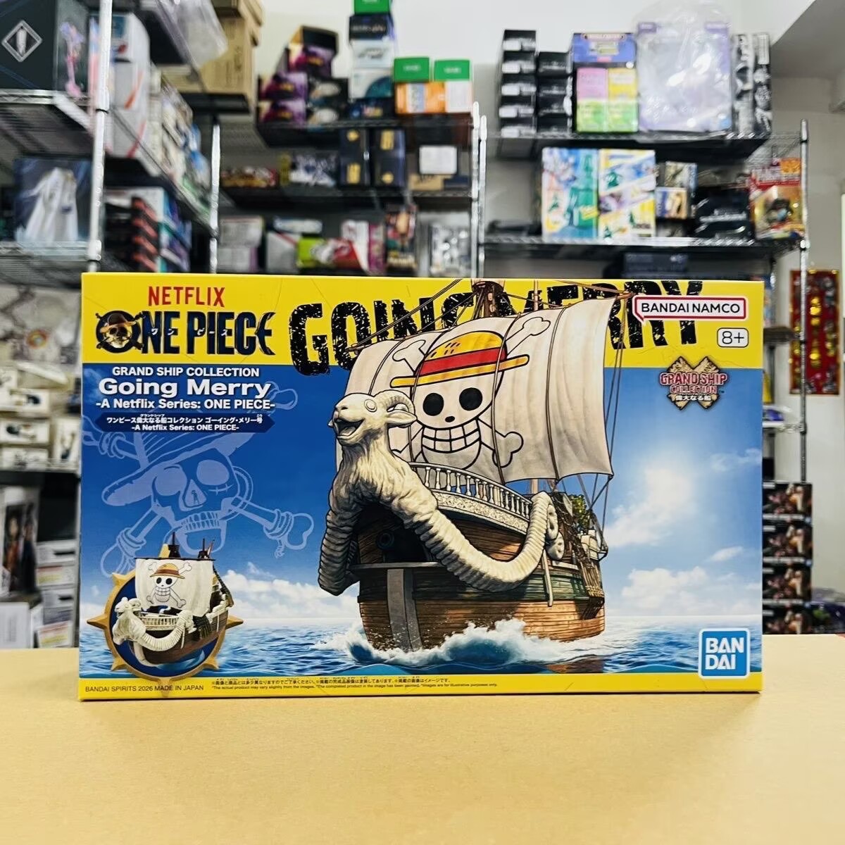 Model Kit One Piece Going Merry - バンダイワンピースグランドシップコレクションゴーイングメリーフィギュア(Netflixシリーズ)モデルキットアニメモデルおもちゃギフト趣味