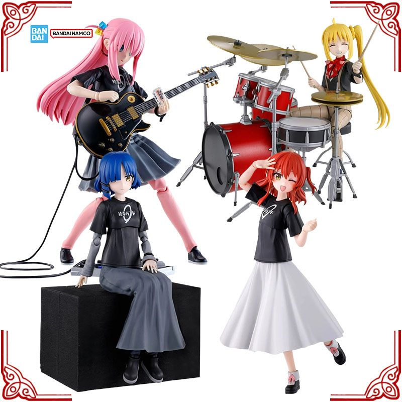 Model Kit Bocchi The Rock - バンダイ純正ボッチ・ザ・ロック！ モデルキット 30MP ニジカ・イジチ・イクヨ・キタ・リョウ・ヤマダ・ヒトリ・ゴトウ アニメコレクション組み立てモデル