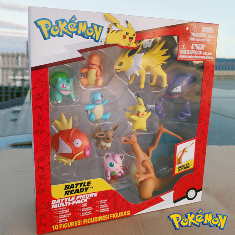 Model Kit Quick Pokemon - ポケモン究極のバトルフィギュアピカチュウフシギダネイーブイポケットモンスターバトル人形アニメアクション置物モデルスーツおもちゃギフト