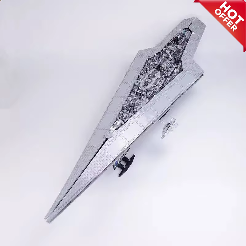 Model Kit Destroyer - 2026年新作 3152ピース MOC10221 スーパースターデストロイヤーモデル - 大型SF宇宙船組み立てキット