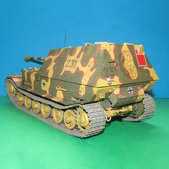 Model Kit Destroyer - 電気タンク駆逐艦,手工芸品,紙モデルキット,手作りおもちゃ,1:25スケール