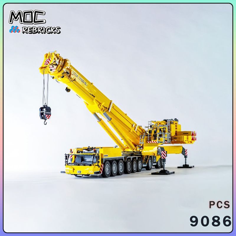 Model Kit Companies - シティシリーズ MOC ブリック 1750-9.1 ジブクレーンビルディングブロックモデルキット DIY