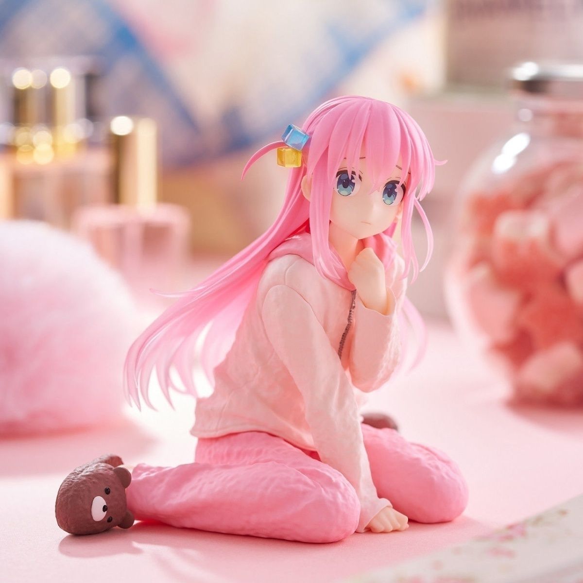 Model Kit Bocchi The Rock - 後藤一人 アクションフィギュア 日本のアニメ ボッチ・ザ・ロック! PVC モデル置物マンガガレージキット