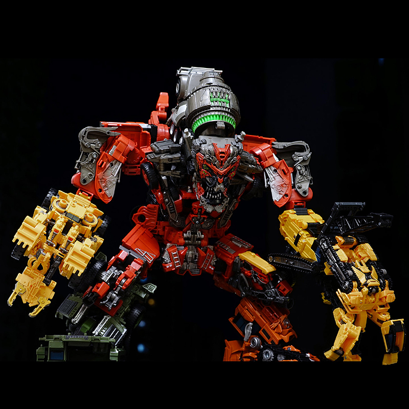 Model Kit Pacific Rim - デジタルトランスフォーマー,ラボ用,ジス,オーバーロード,ピラミッド型,ブルドーザー,映画インターフェース