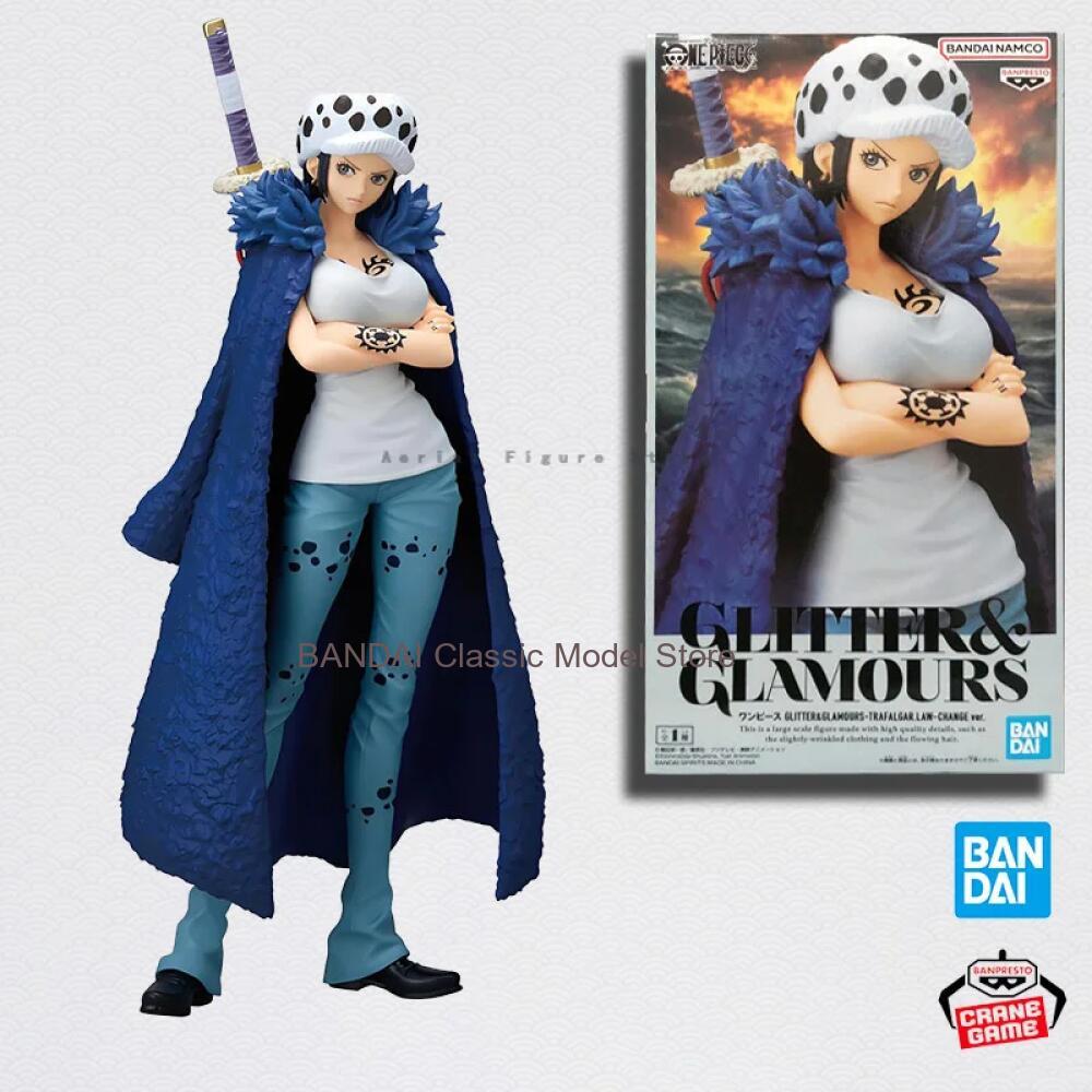 Model Kit Judge - オリジナル本物モデルバンプレストグリッター&グラマースワンピース 23 センチメートルトラファルガー.ローチェンジバージョンフィギュアアニメフィギュアコレクションおもちゃ