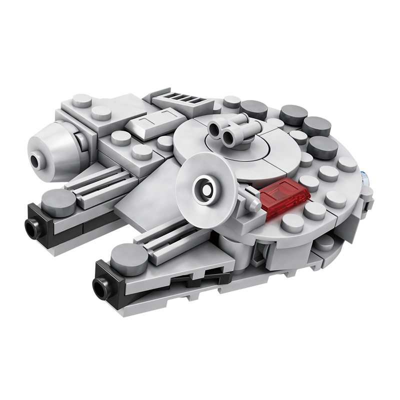 Model Kit Destroyer - 104 個スタープランミレニアムファルコン駆逐艦船ビルディングブロックレンガキットクラシック映画モデルセット互換性 75192 男の子のおもちゃ