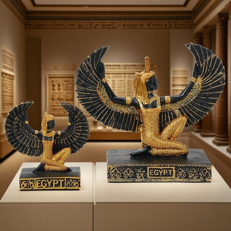 Model Kit Obelisk - 彫像、古代エジプトのピラミッド、オベリスク、イシス像、エジプトの魔法の結婚女神、彫刻、手工芸品、家の装飾品
