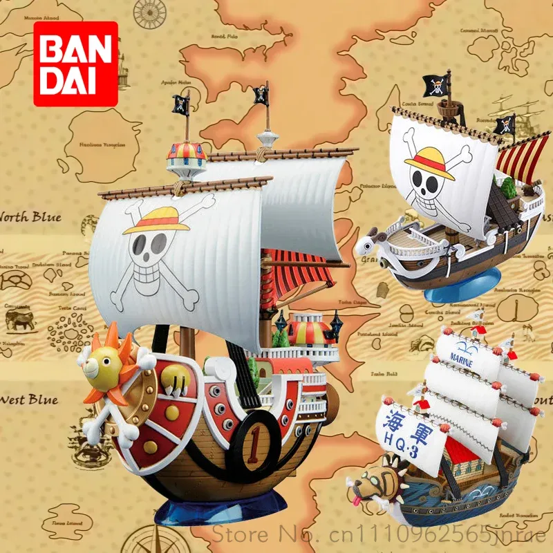 Model Kit One Piece Going Merry - バンダイ ワンピース 組み立て式海賊船モデルキット サウザンド・サニー号 ゴーイング・メリーハンコック ガープ号