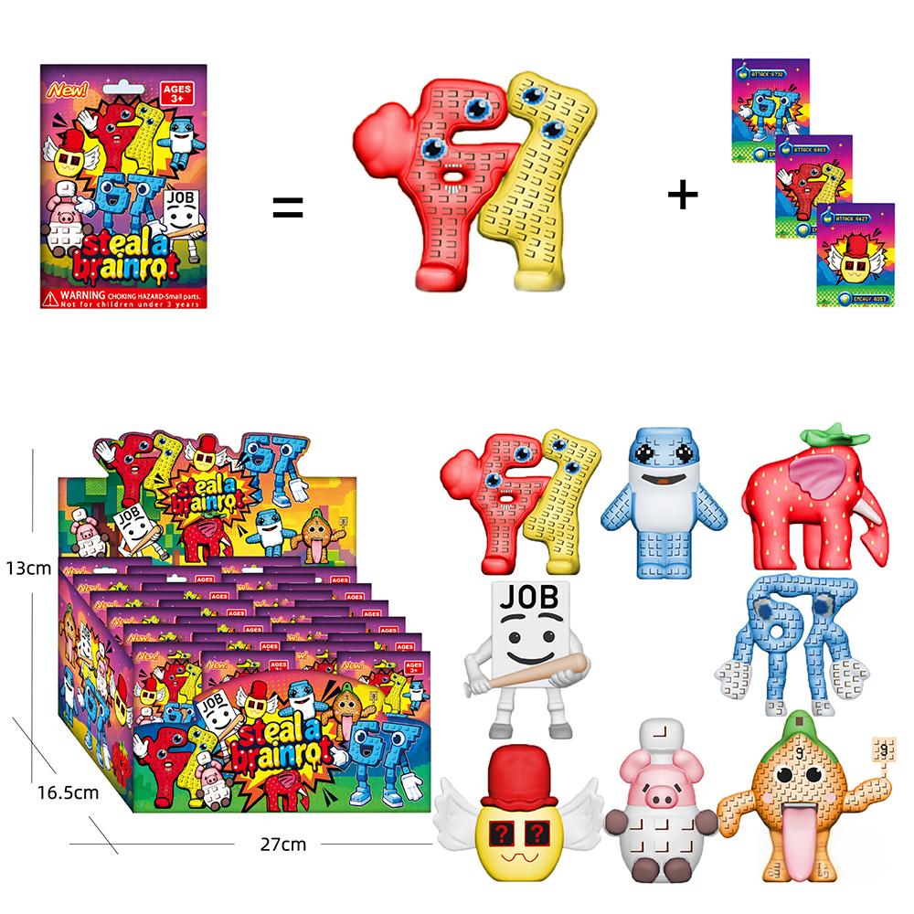 8 ピース/セット Steal A Brainrot ブライ - Model Kit House のレビューと価格