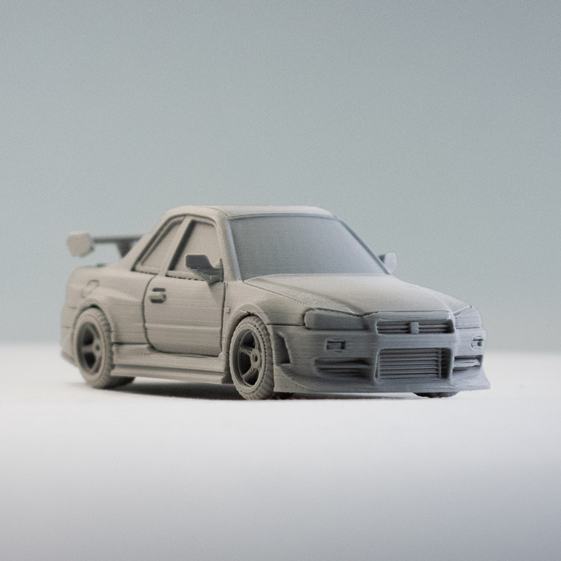 1/64 スケール GT-R 車モデル 3D 印刷車モデル  - Model Kit Jdm のレビューと価格
