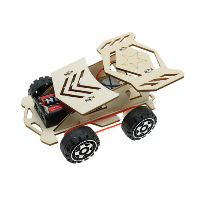 Rc-子供のための4輪車のドライブ材料,科学実験キット,創造 - Model Kit Toy のレビューと価格