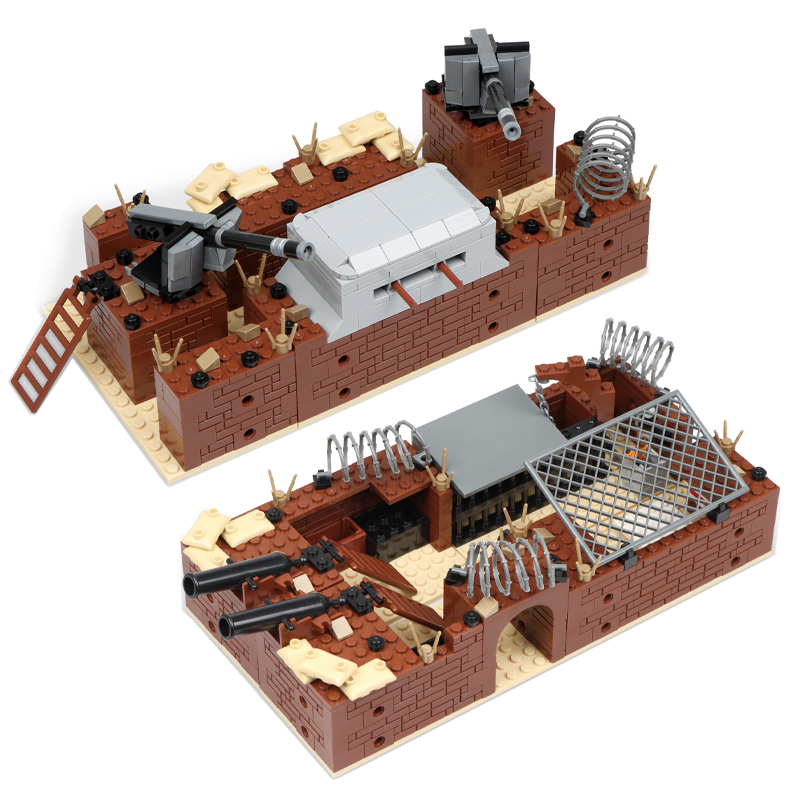 ホット WW2 軍事トレンチバンカー防衛基地バンカーモデル構 - Model Kit Companies のレビューと価格