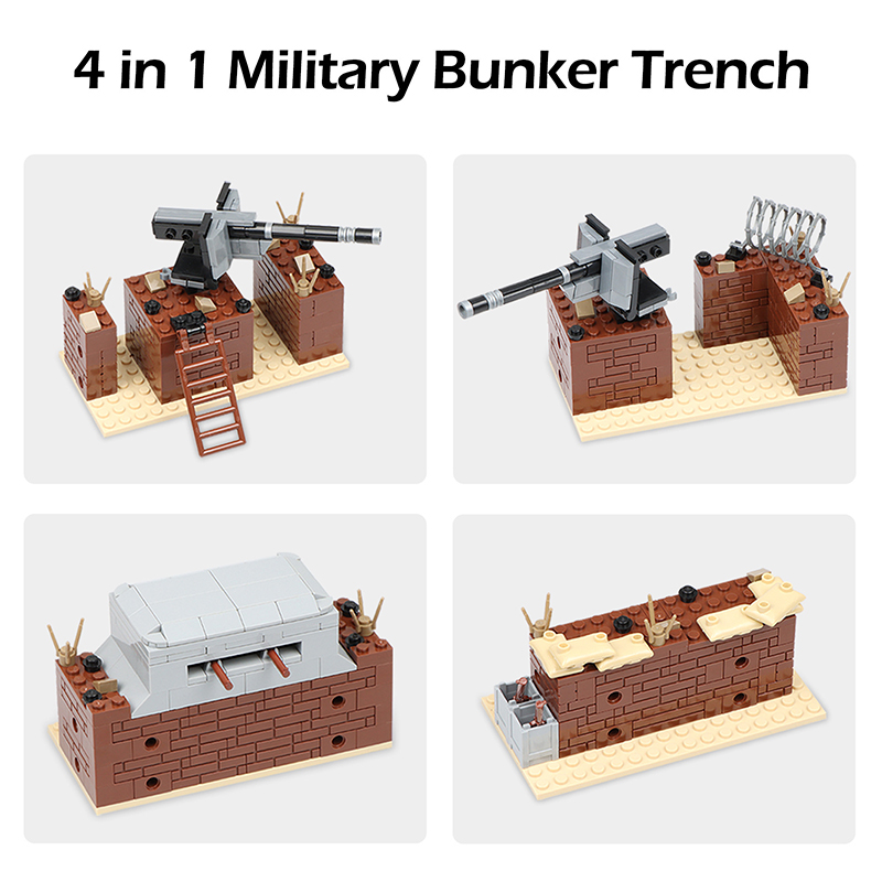 ホット WW2 軍事トレンチバンカー防衛基地バンカーモデル構 - Model Kit Companies のレビューと価格