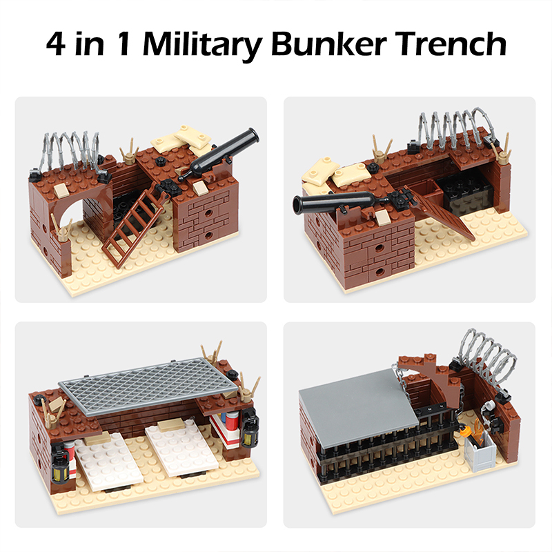 ホット WW2 軍事トレンチバンカー防衛基地バンカーモデル構 - Model Kit Companies のレビューと価格