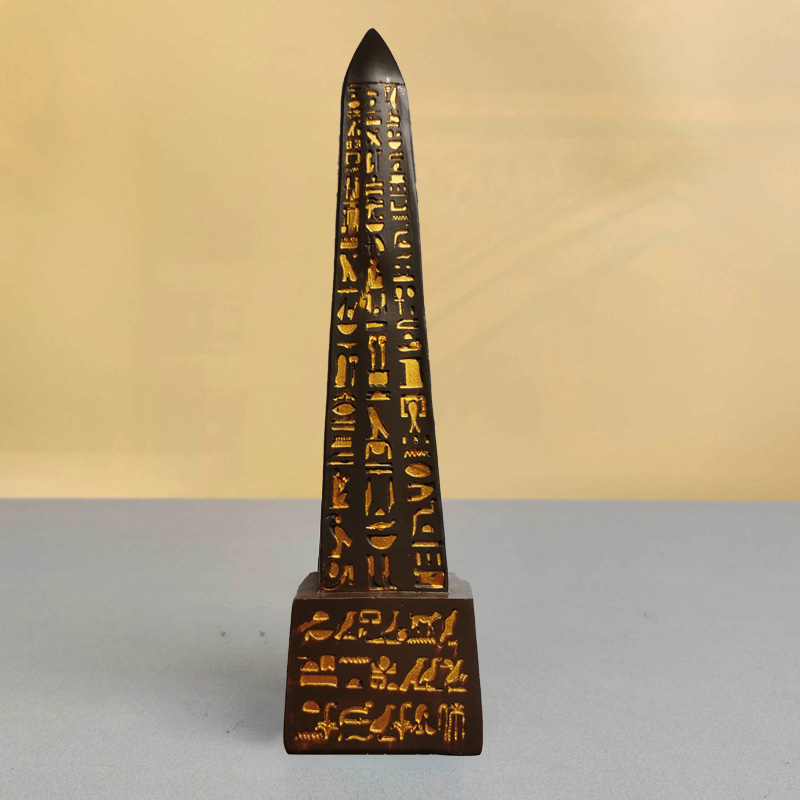 古代エジプトのピラミッド型のオベリスクの像,樹脂の樹脂の女神 - Model Kit Obelisk のレビューと価格