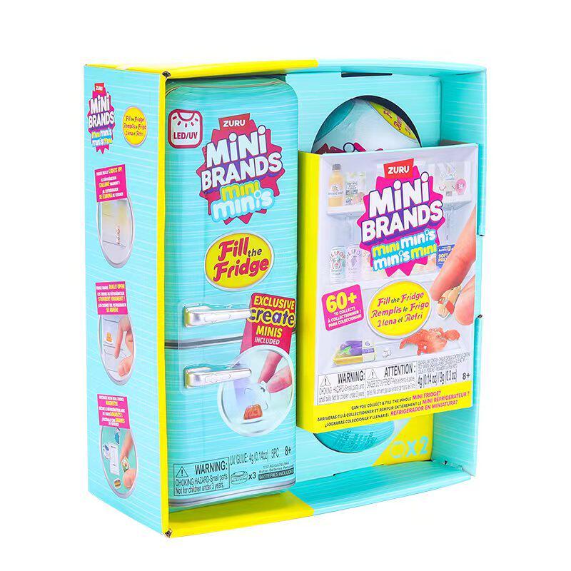 ZURU MINI BRANDS リアルなミニチュア冷蔵庫フ - Model Kit House のレビューと価格