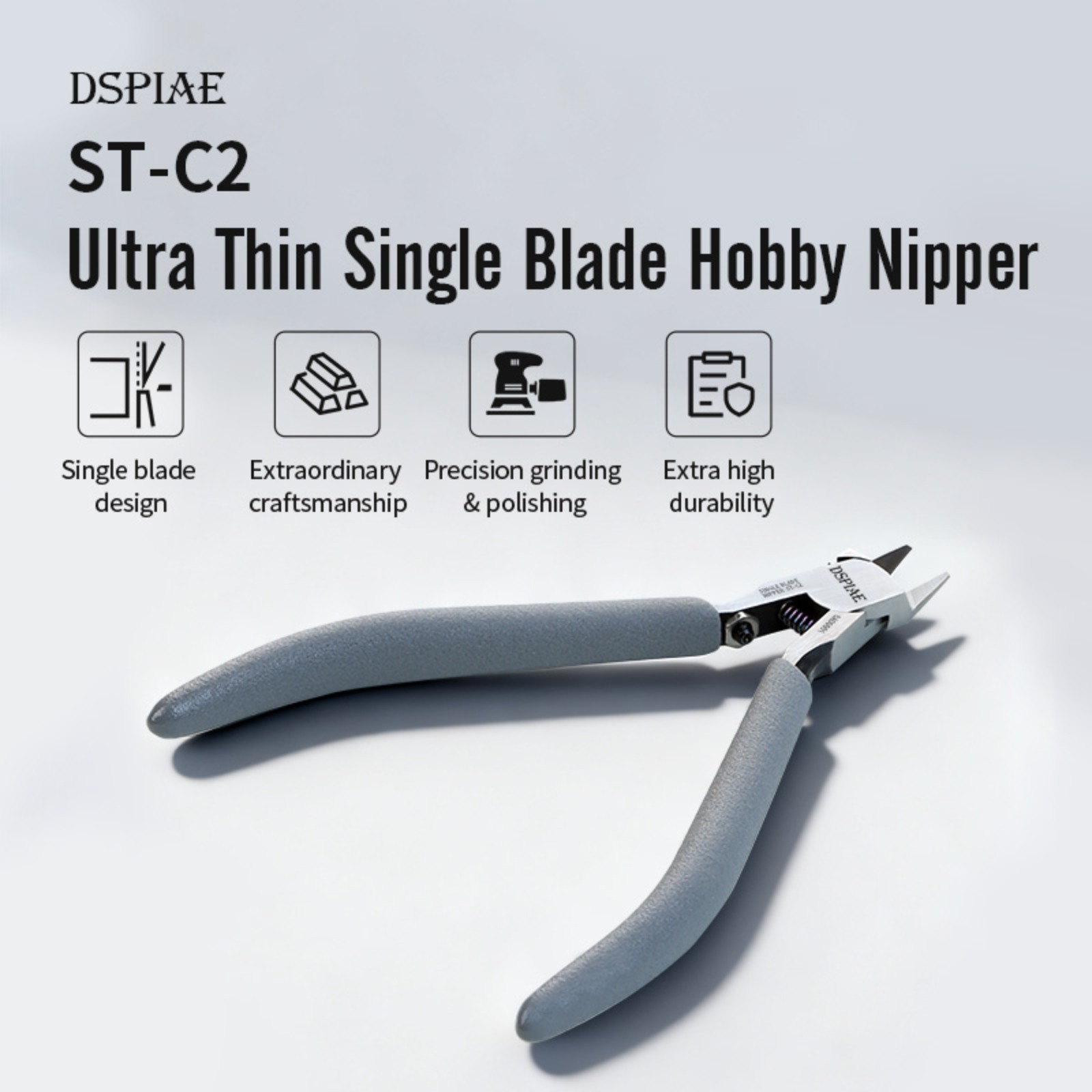 DSPIAE ST-C2 超薄型シングルブレードホビーニッパ - Model Kit Nippers のレビューと価格