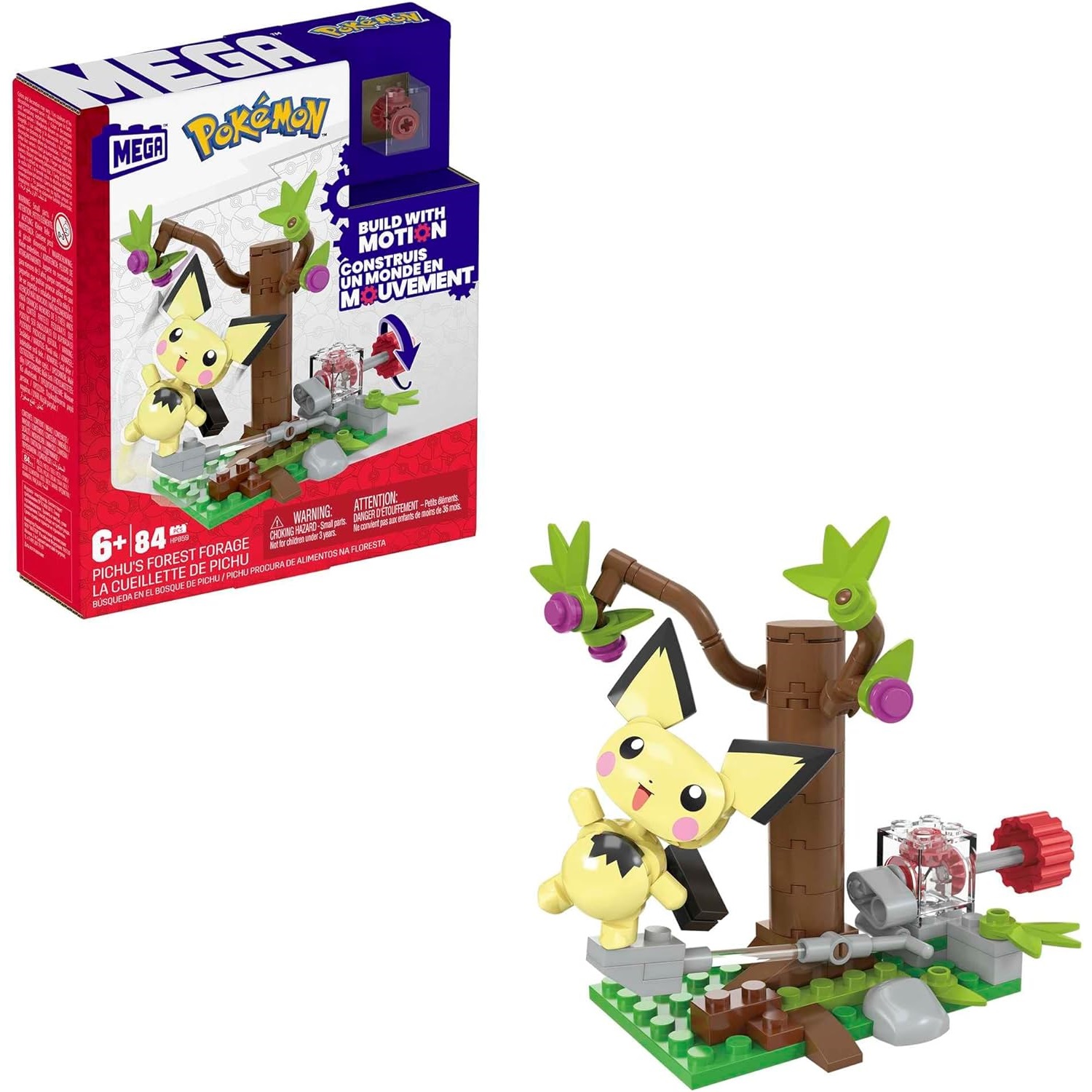 メガポケモンクエスト ピチウの森 ビルディングセット 84ピ - Model Kit Quick Pokemon のレビューと価格