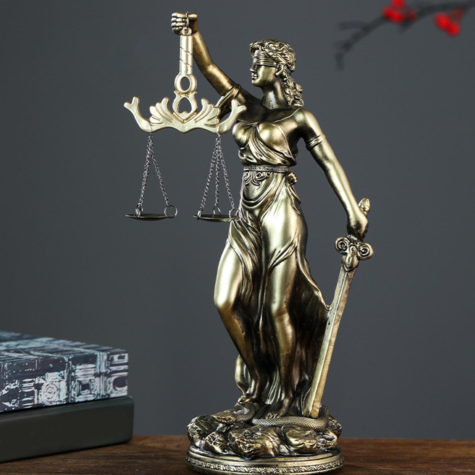正義の女神像、正義のスケール彫刻、樹脂製、弁護士事務所の装飾 - Model Kit Judge のレビューと価格