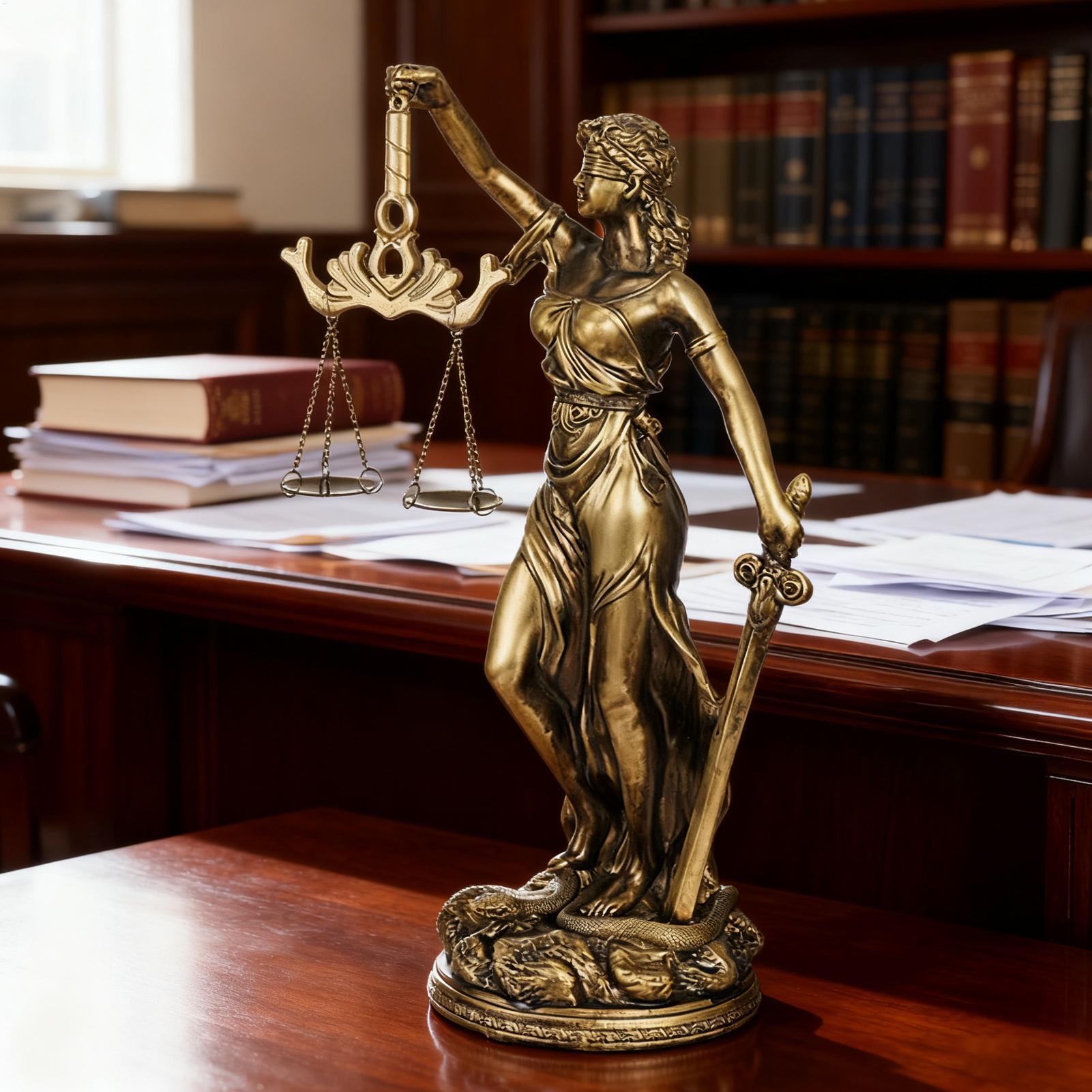 正義の女神像、正義のスケール彫刻、樹脂製、弁護士事務所の装飾 - Model Kit Judge のレビューと価格