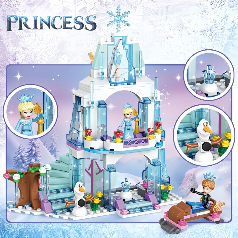 エルサアイスキャッスルビルディングブロックセット プリンセス - Model Kit House のレビューと価格