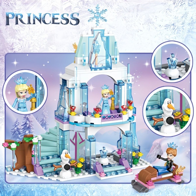エルサアイスキャッスルビルディングブロックセット プリンセス - Model Kit House のレビューと価格