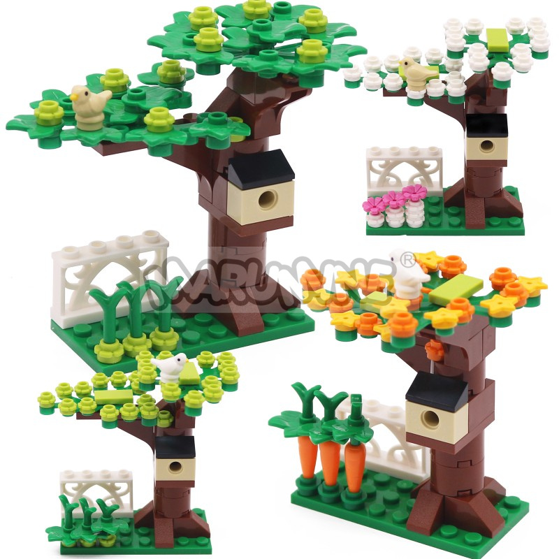 MARUMINE 小粒子MOCブロック ツリーハウスセット  - Model Kit Lego のレビューと価格