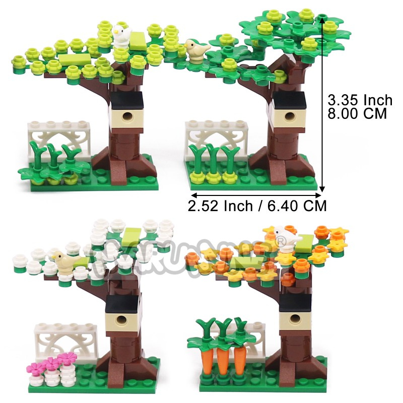 MARUMINE 小粒子MOCブロック ツリーハウスセット  - Model Kit Lego のレビューと価格