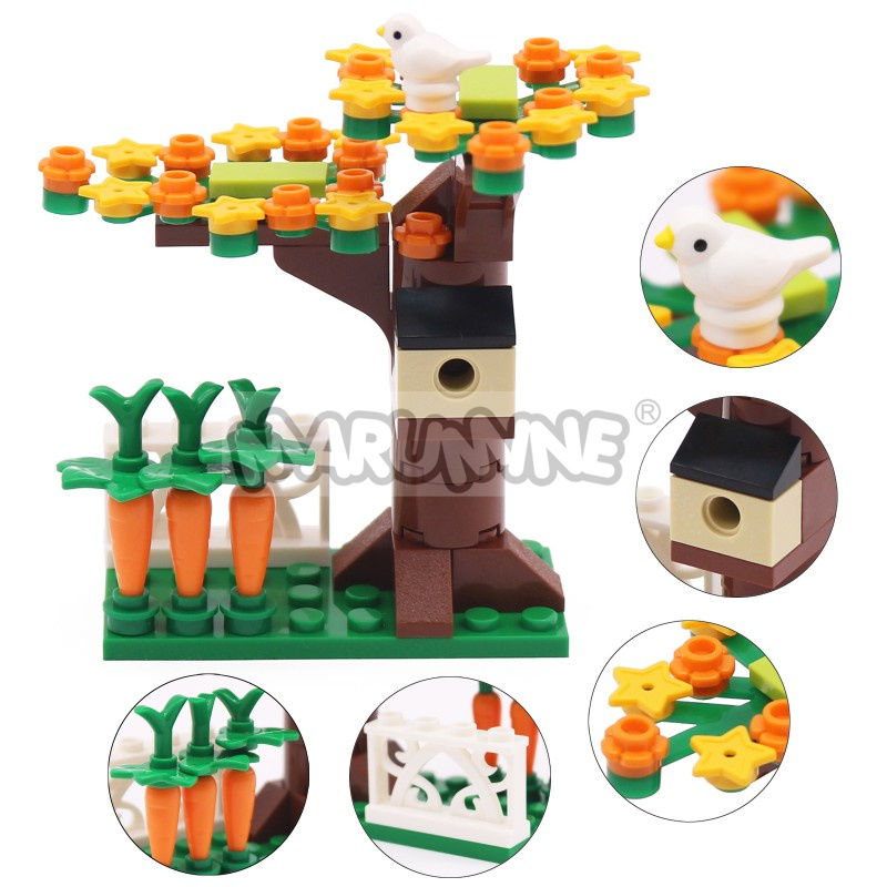 MARUMINE 小粒子MOCブロック ツリーハウスセット  - Model Kit Lego のレビューと価格