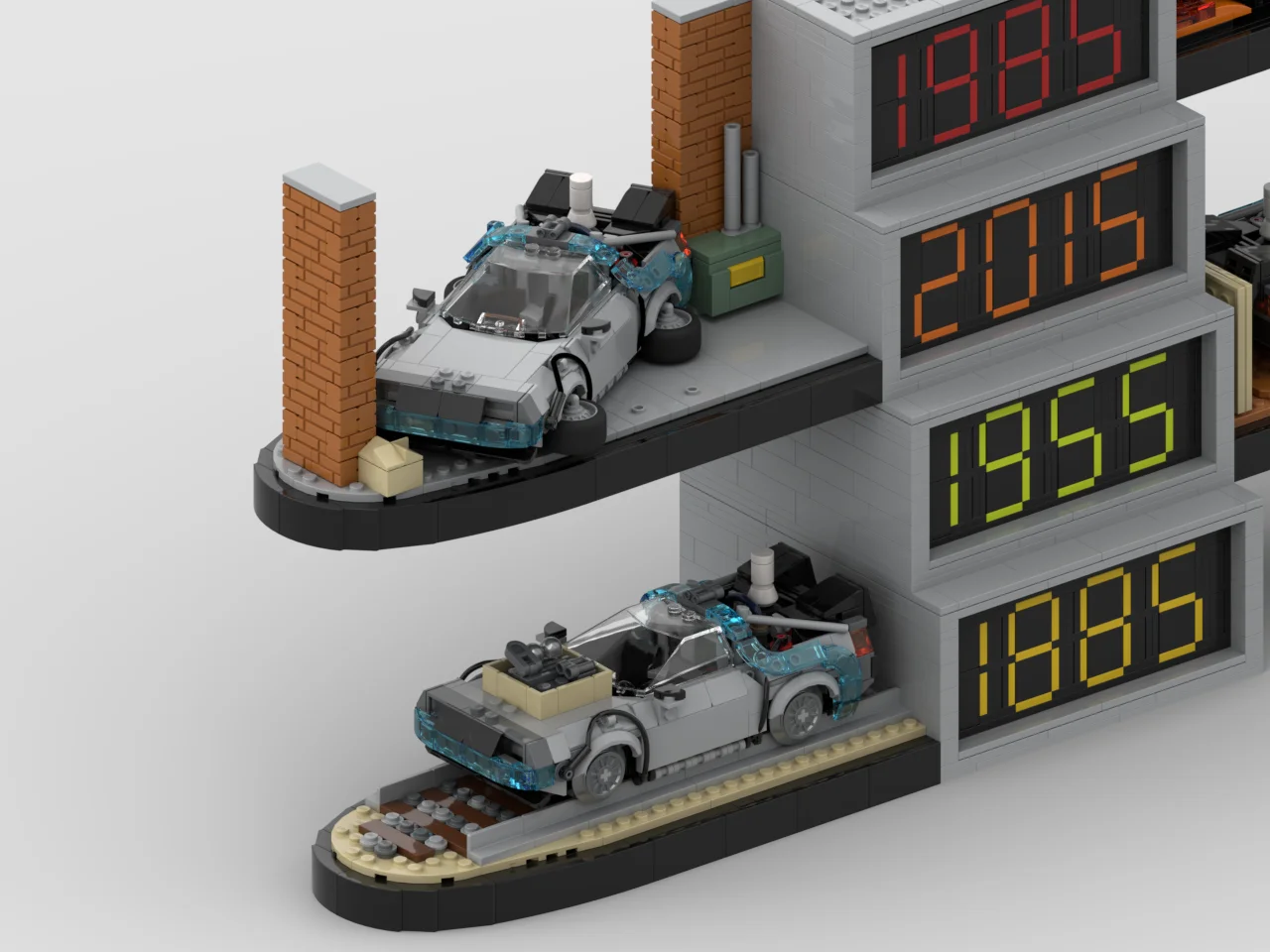 モック・デロリアン バック・トゥ・ザ・フューチャー シティチ - Model Kit Companies のレビューと価格