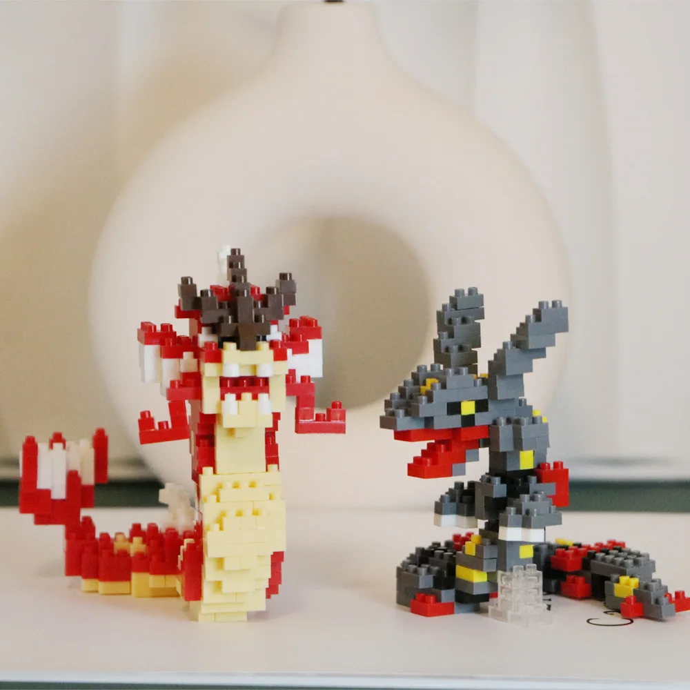 ポケモンマイクロビルディングブロック赤 Gyarados レ - Model Kit Rayquaza のレビューと価格