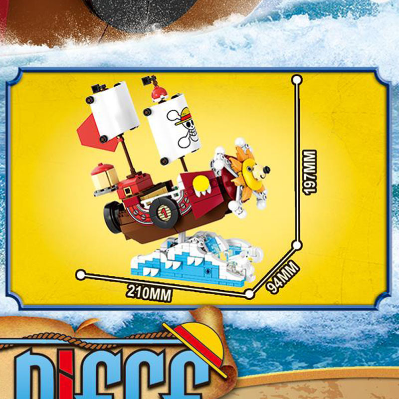 在庫ありワンピース海賊船帆船ビルディングブロック漫画海賊船レ - Model Kit Lego のレビューと価格